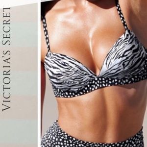 Victoria’s Secret | Animal Print Push-Up Bikini Top